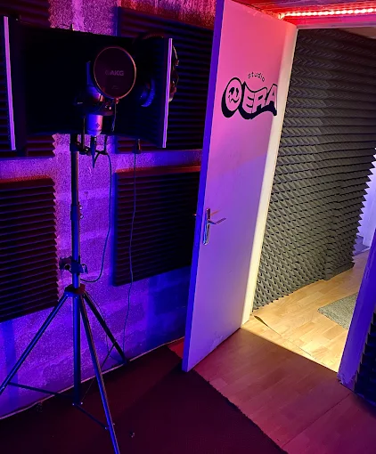 Vue du studio d'enregistrement Studio ERA